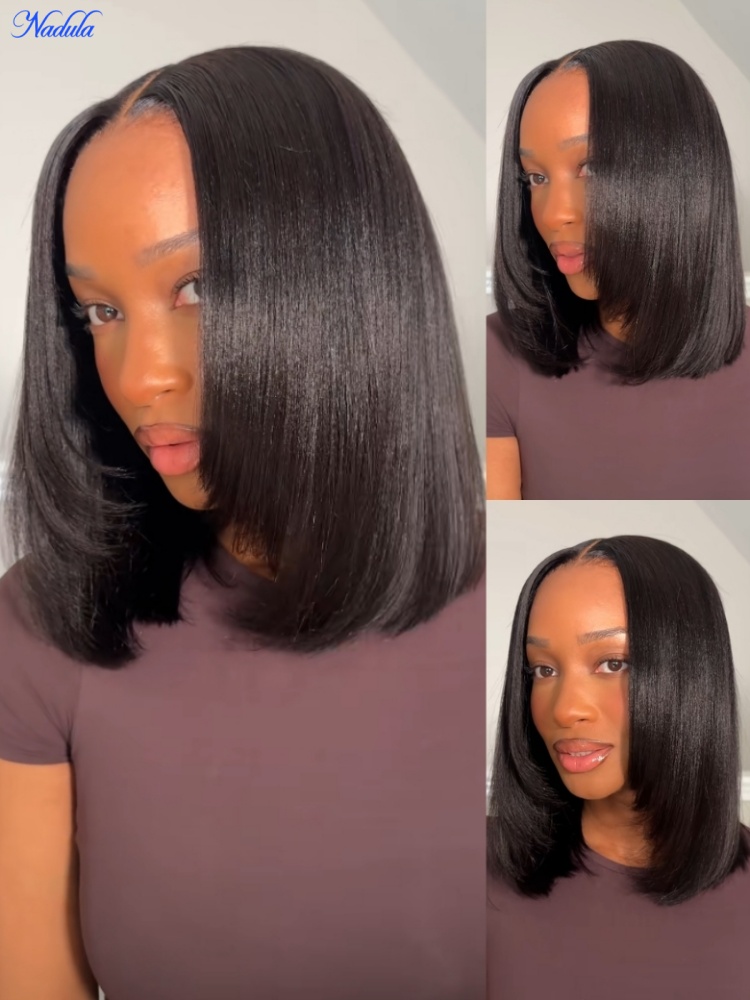Glueless Wear And Go Human Hair Wig - Wyprzedaż Nadula: 10-calowa i 12-calowa peruka